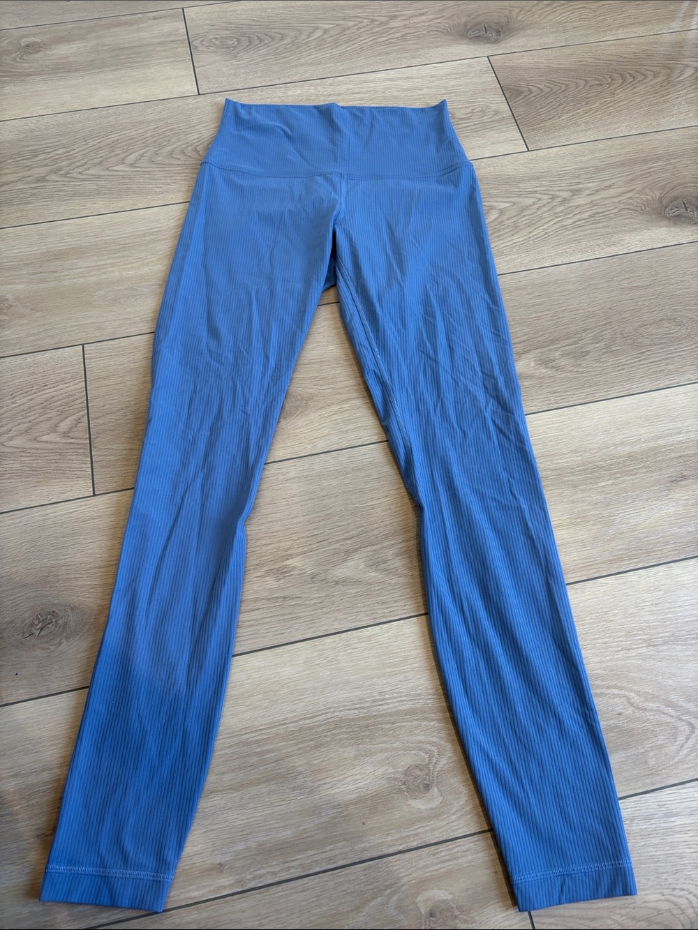 Lululemon blue ribbed leggings